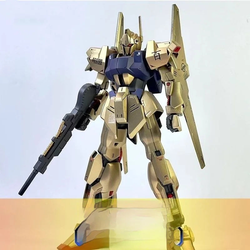 1/144 HG New Generation Hyakushiki Plate Sprayed Champagne Gold Mechanical Assembly Model Kit Action Figure Puzzle Toy Gift