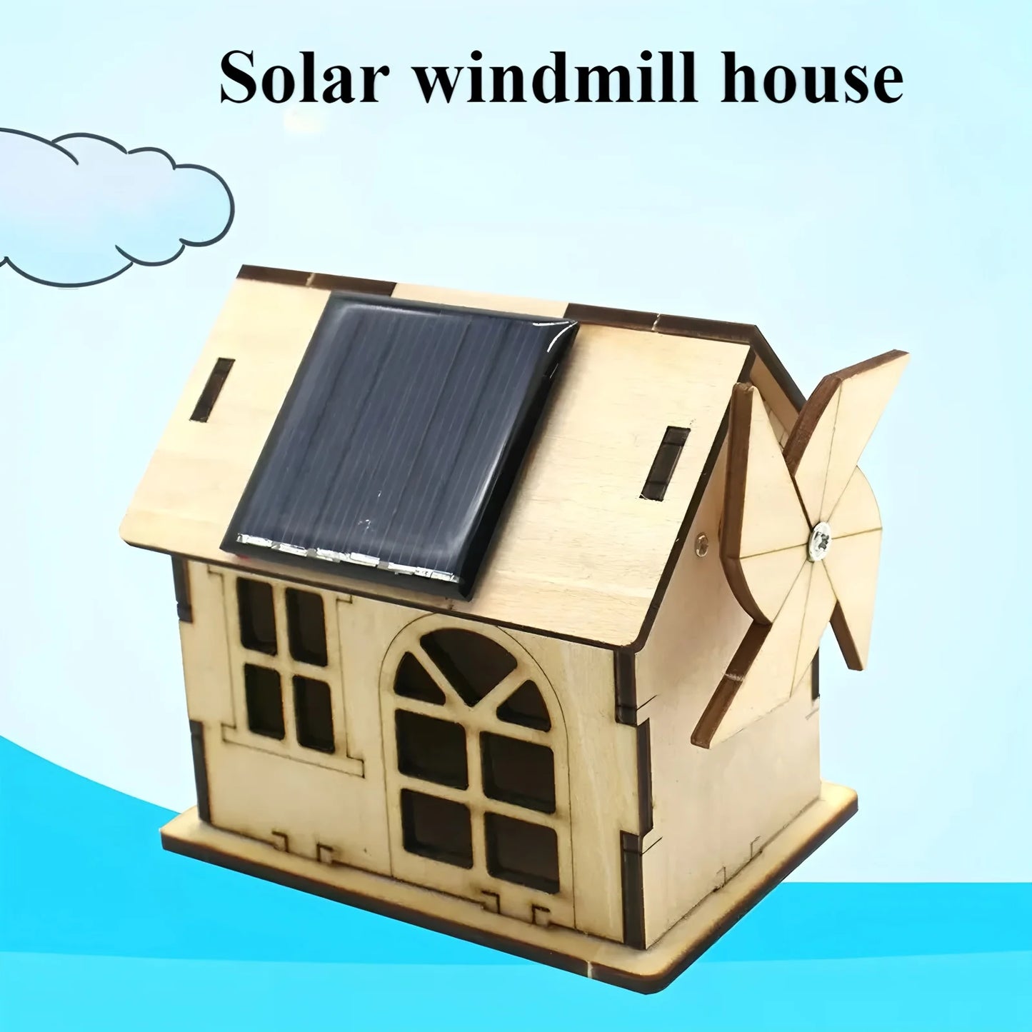 Diy solar-powered children's science and education experimental toys, hand-assembled models, science and education toys