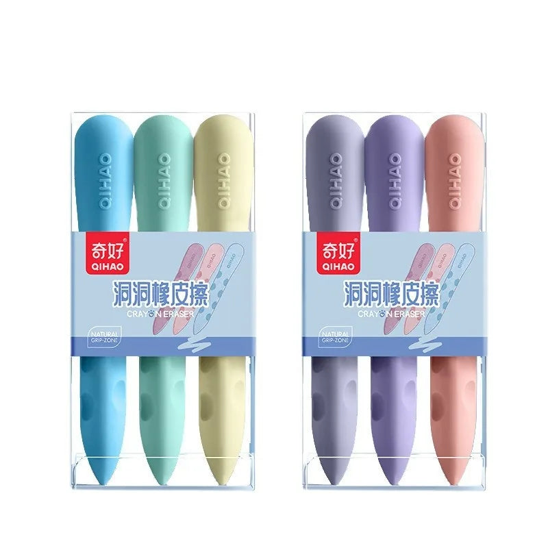 Ultra-large hole eraser for primary school students, child-friendly creative large-size eraser with no residue and no dust
