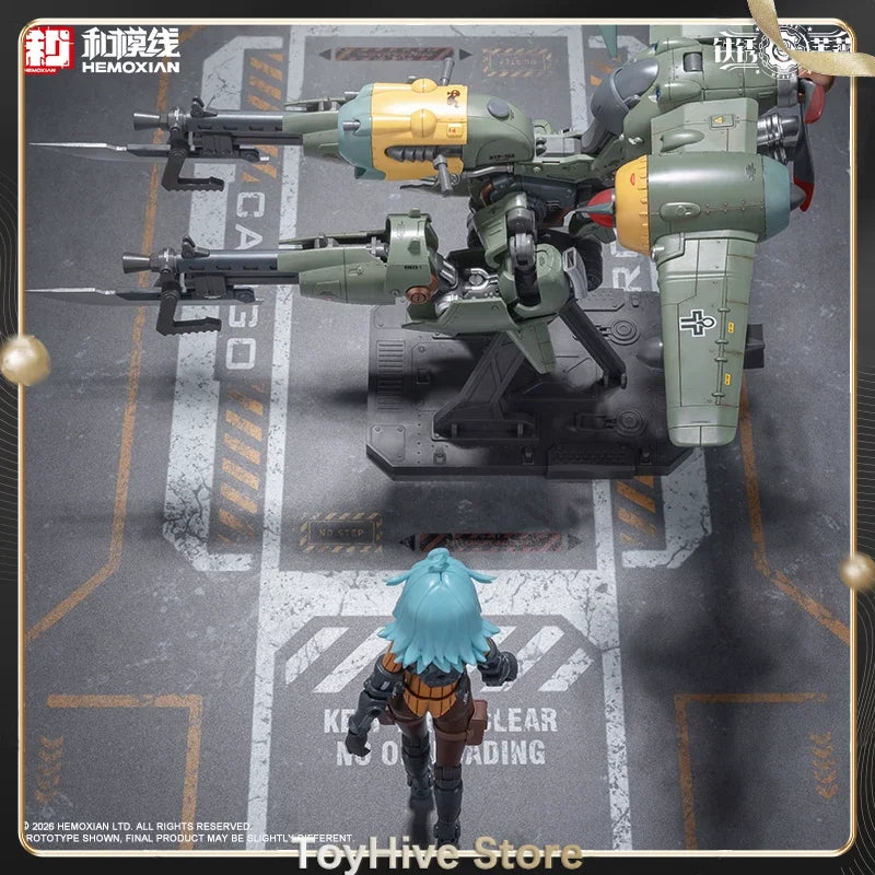 【New Products In Stock】HEMOXIAN Rhande Koskinen Coxigini 1/12 Mechanic Girl Movable Assembly Model Figure Action Figure Toy Gift