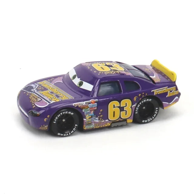 Disney Pixar Cars Toys racing Lightning McQueen Jackson Storm The King Mater 1:55 Diecast Metal Alloy Model Car Kid Gift