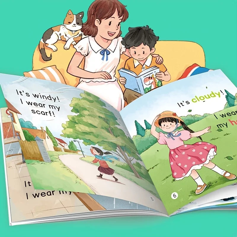 20 Books Kids English Picture Books, Audio Reading Early Education Picture Book, Zero Basis English Learning Books for Toddlers