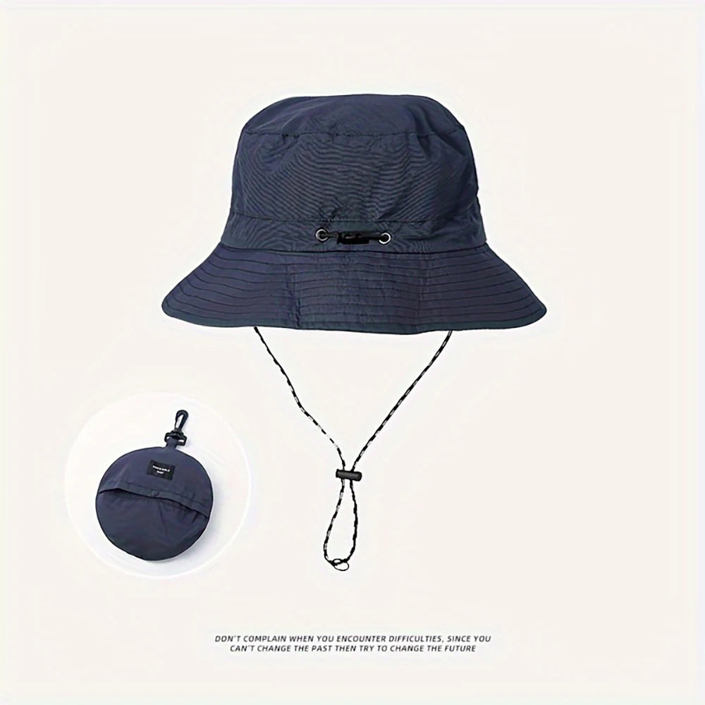Summer Sun Hats UV Protection Outdoor Hunting Fishing Cap For Men Women Hiking Camping Visor Bucket Hat Neck Flap Fisherman Hat