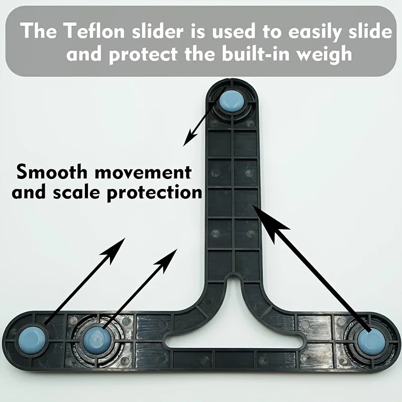 1pc Sliding Board with Gliders Secure Stand Protects Scale Function TM7 Accessories Base Bracket Protection of Work Surface Home