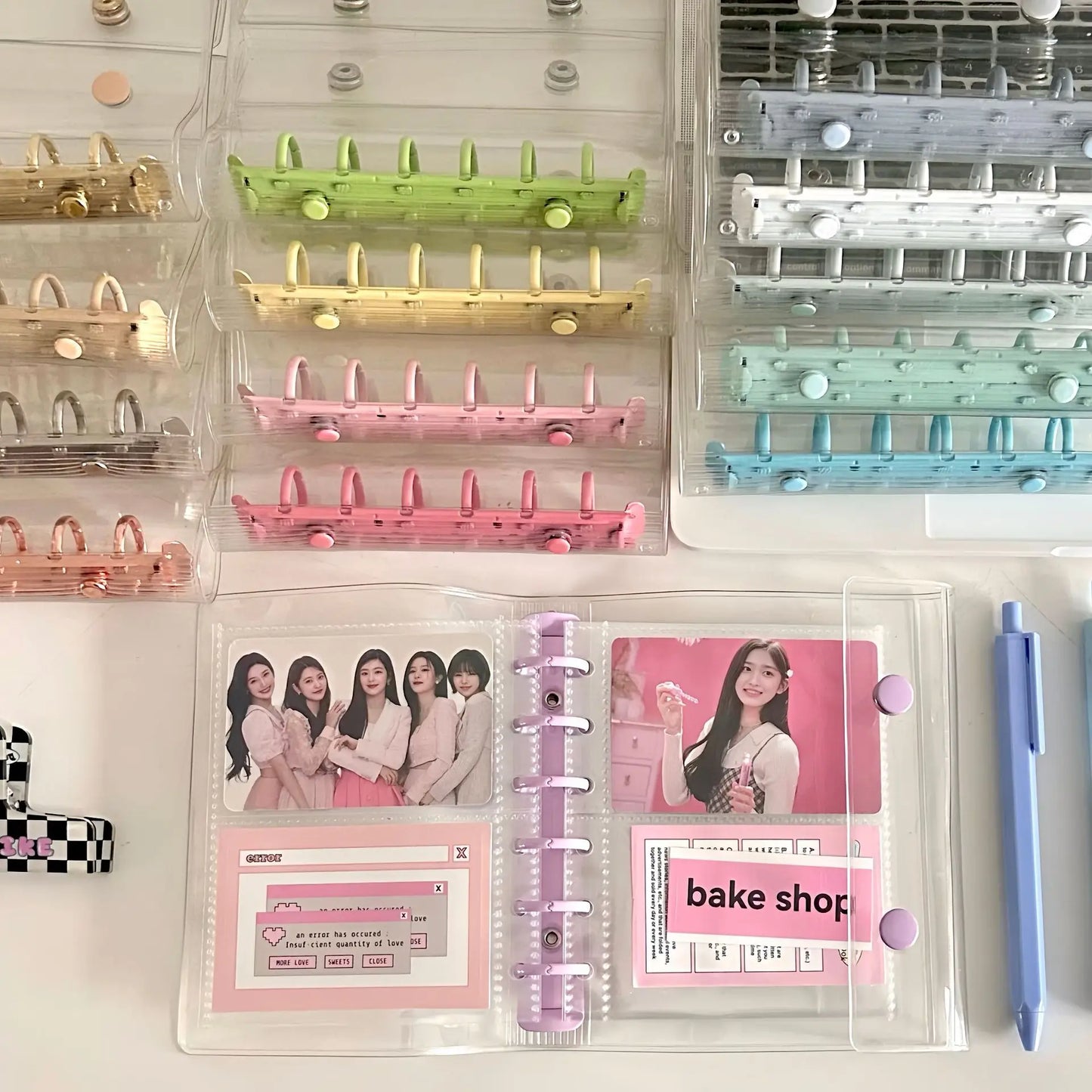 A7 Widening Colouful Notebook Refill Spiral Binder Inner Page Grid Diary Agenda PlannerSchool Stationery