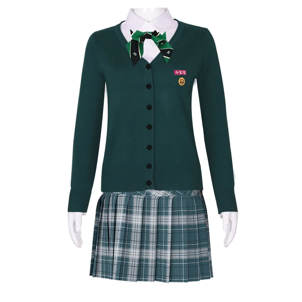 All of Us Are Dead Cosplay Costumes Women JK Hyosan High School Uniform Shirt Skirt Pants Halloween Couple Jacket Outfits