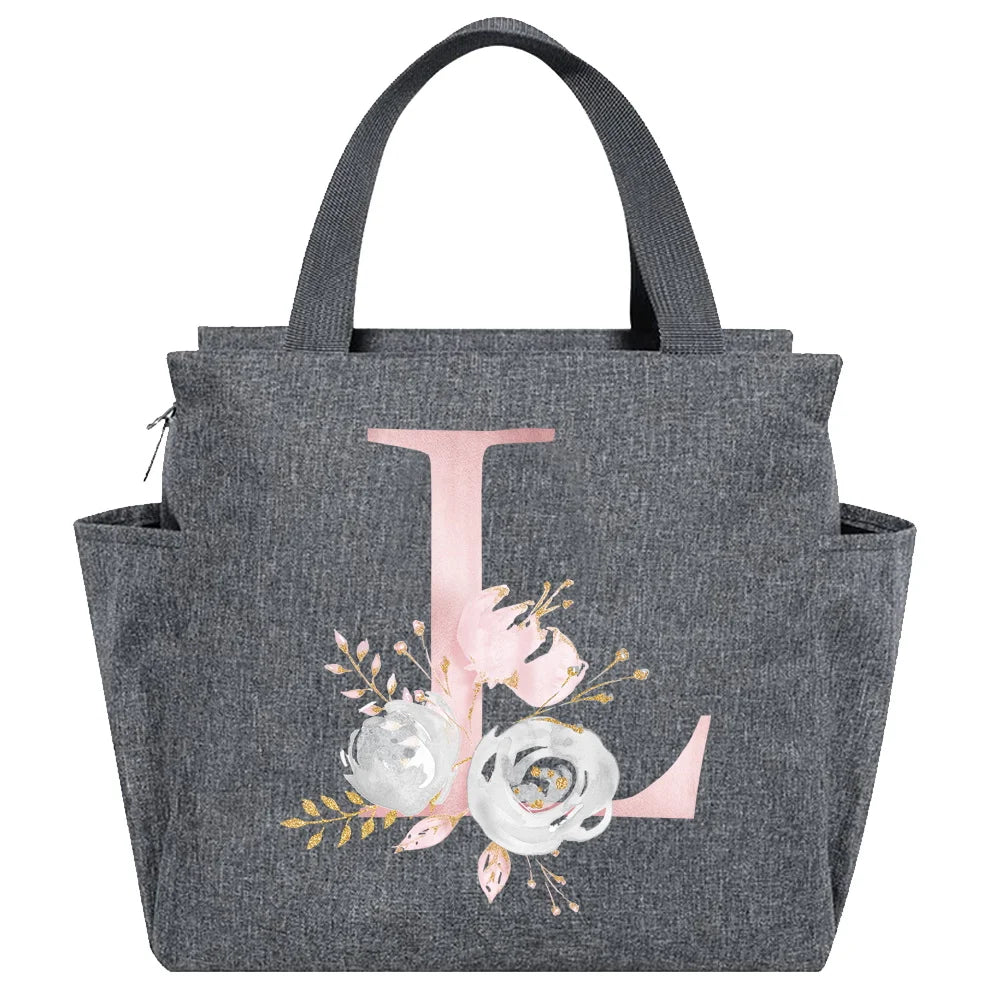 Insulated Lunch Bag  Cooler Lunch Box Portable Insulated Canvas Bento Pack Thermal Food Picnic Rice Bag For Women Kids