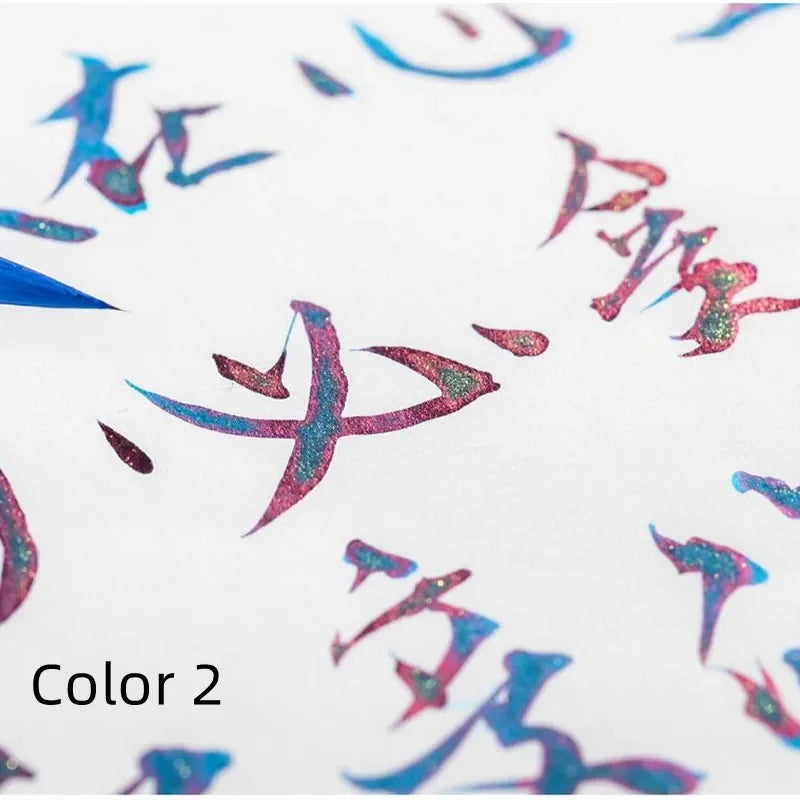 15ml Gradual Sheen Color Fountain Pen Ink Bottle Non-Carbon for Calligraphy Glass Dip Pen School Ofiice Stationary Supplies Gift