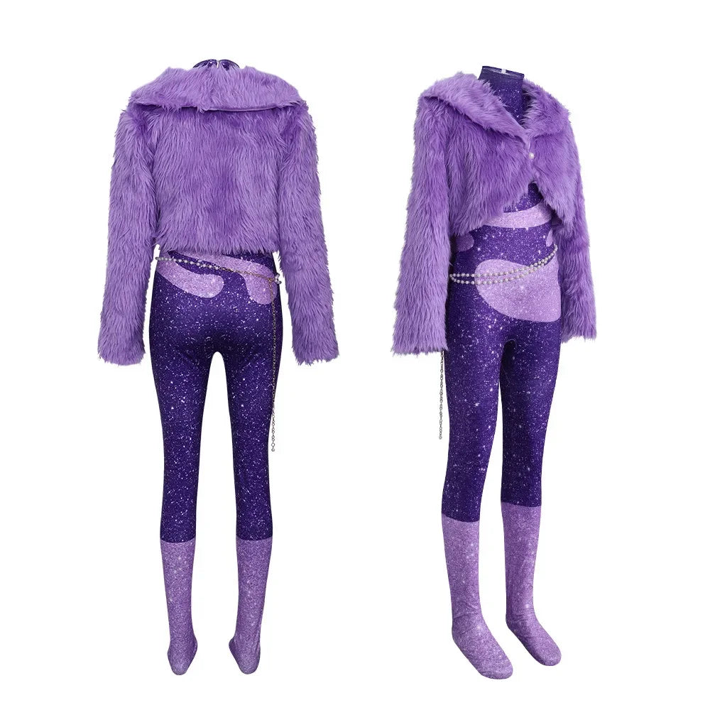 Gazelle Cosplay Costume Carnival Party Female Singer Stage Performance Outfits Halloween Anime Zootopia Dress Up Clothes Set