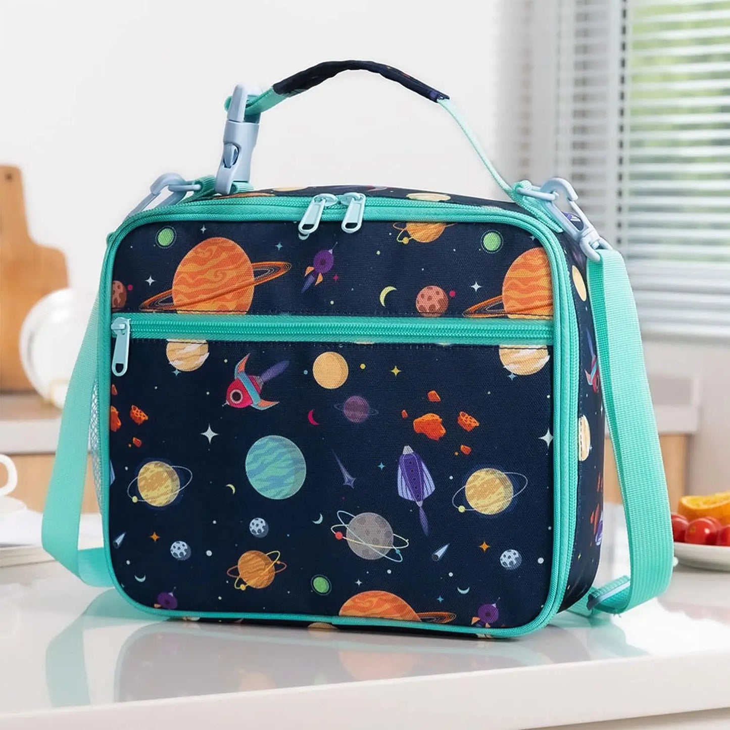 Clear Lunch Bag Kids Lunch Box Insulated Soft Bag Cooler Back to School Thermal Meal Tote Kit for Boys-Plus (Dinosaur-Affordable