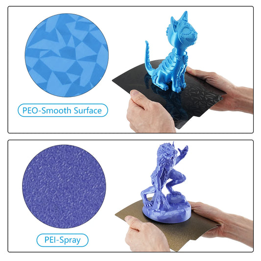 Pei Sheet 235x235 For Ender 3 V2 Ender 3 Ender 5 Neptune 4 Pro Pet Peo Magnetic Build Plate Sping Steel 3d Printer Heated Bed