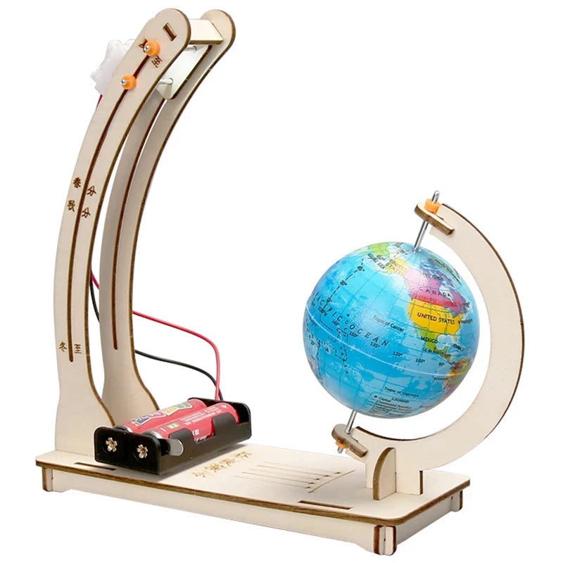 STEM Science Experiment Kit Earth Day Night Cycle Simulation DIY Model Kids Age 8-12 School Project Educational Toy Gift