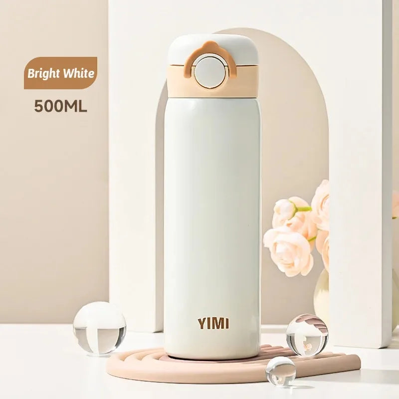 500ML Thermos Bottle Vacuum Flasks Tumbler 304 Stainless Steel Thermal Water Bottle Keep Hot And Cold Insulated Cup Drinkware