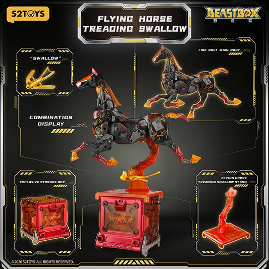 52TOYS BEASTBOX BB-75FB FIRE BOLT Transformation Collectible Converting Action Figure Toys Gift