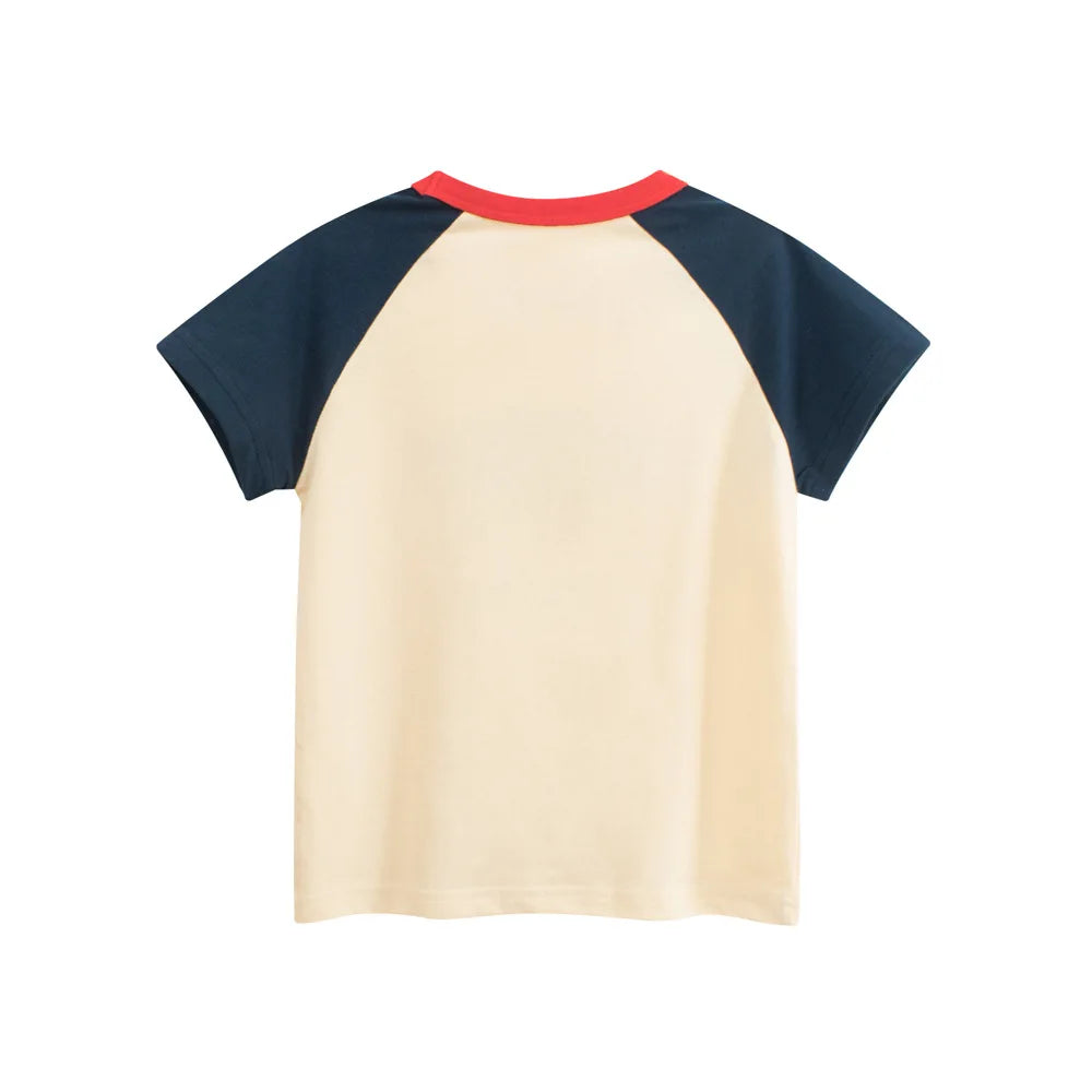 1-9T Toddler Kid Tshirt Baby Boy Girl Clothes Summer Cotton Infant Tee Top Short Sleeve Loose Childrens T Shirt Outfit