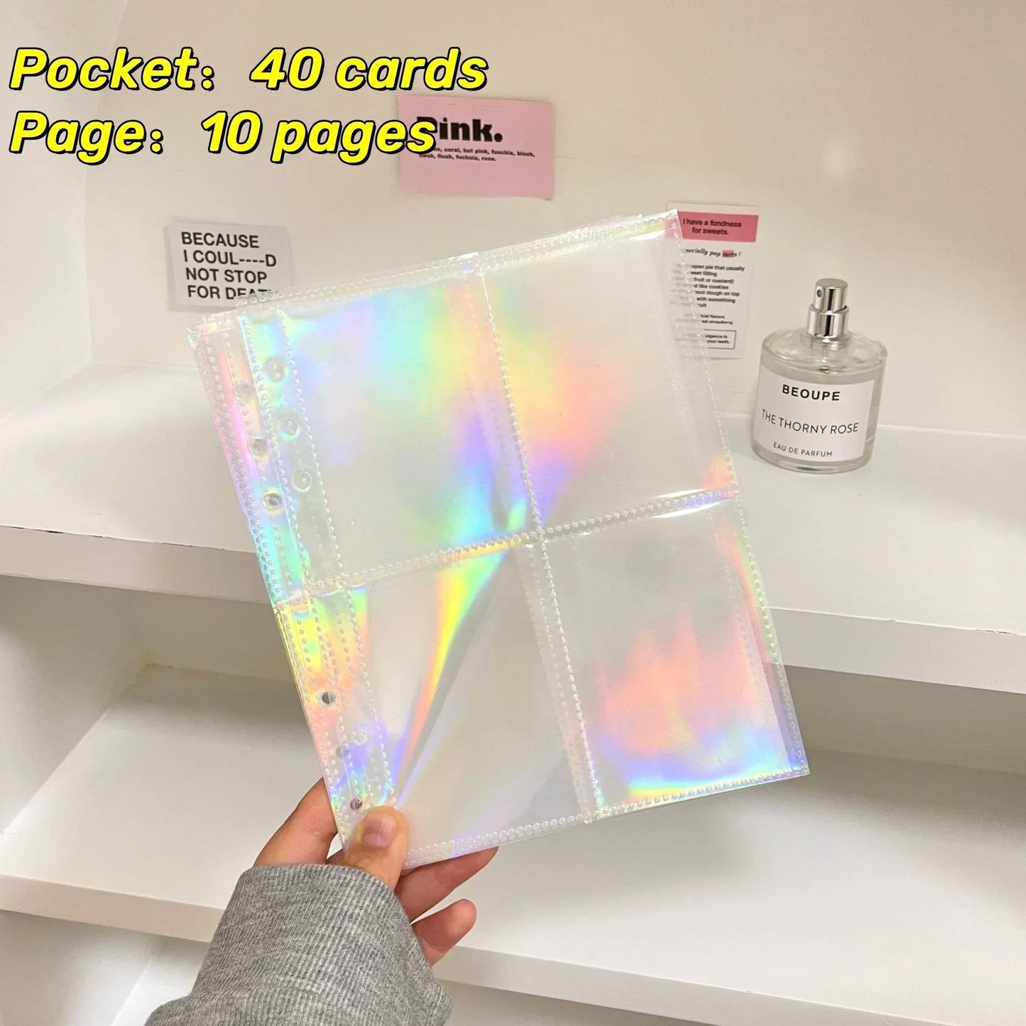 10PCS 1/2/4 Grids Photo Album A5 Inner Page Photocard Binder Photo Sleeve 6 Ring Refill Inner Page Photocard Kpop 포토카드 바인더
