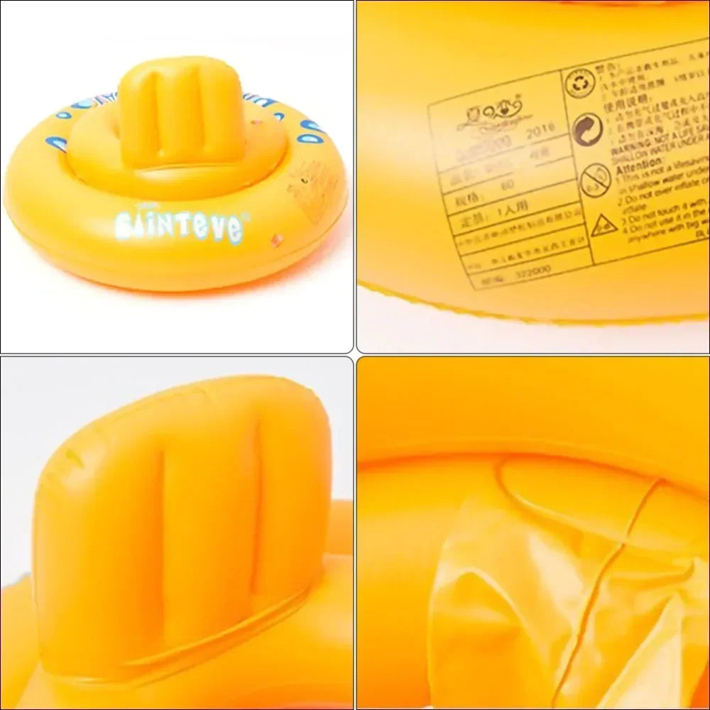 Thickened Baby Swimming Ring Cartoon Summer Water Toys Float Seat Outdoor Pool Party Water Play Equipment Inflatable Float Chair