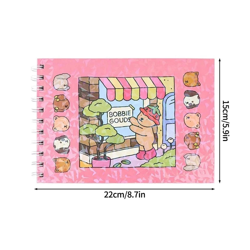 Bobbie Goudg Coloring Book for Adults and Teens Educational Doodle Book Coloring Books Students Stationery Children's Gifts