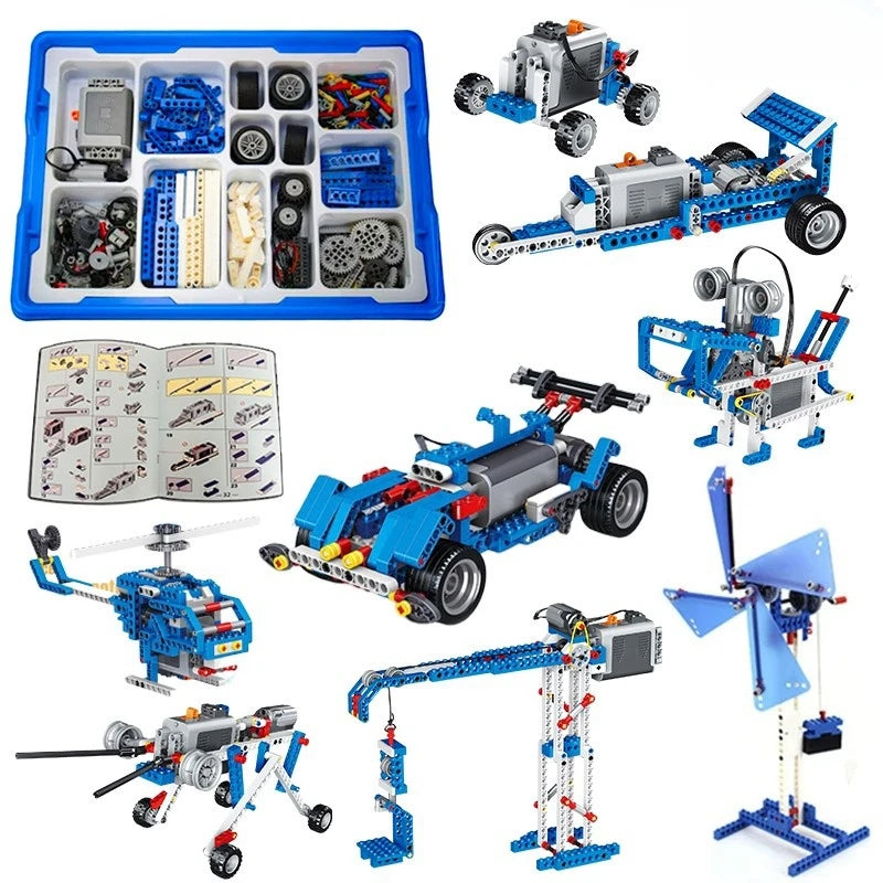 FUNXINEE  Creative Technical Building Blocks DIY Set MOC Kit Assembly Bricks STEM Educational Learning Models Holiday Gift Kids