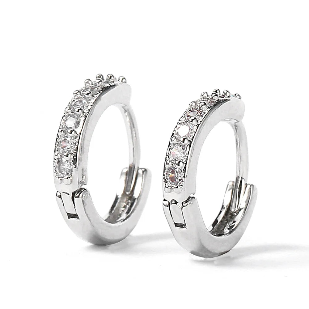 2025 Summer New Artificial Fantasy Crystal Circle Ring Buckle Pendant Earrings for Women's Luxury Jewelry Unusual Accessories