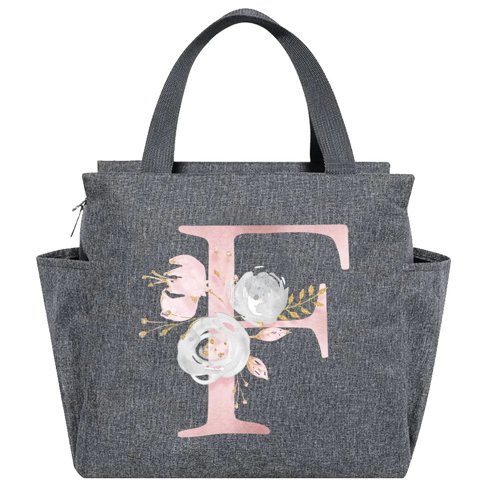 Insulated Lunch Bag  Cooler Lunch Box Portable Insulated Canvas Bento Pack Thermal Food Picnic Rice Bag For Women Kids