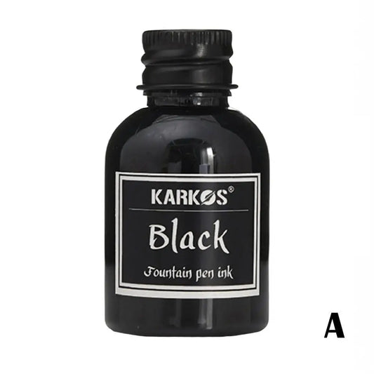 Pure Black Colorful Fountain Pen Ink Universal Refill Ink Stationery Office School Supplies Pens Pencils Writing Supplies