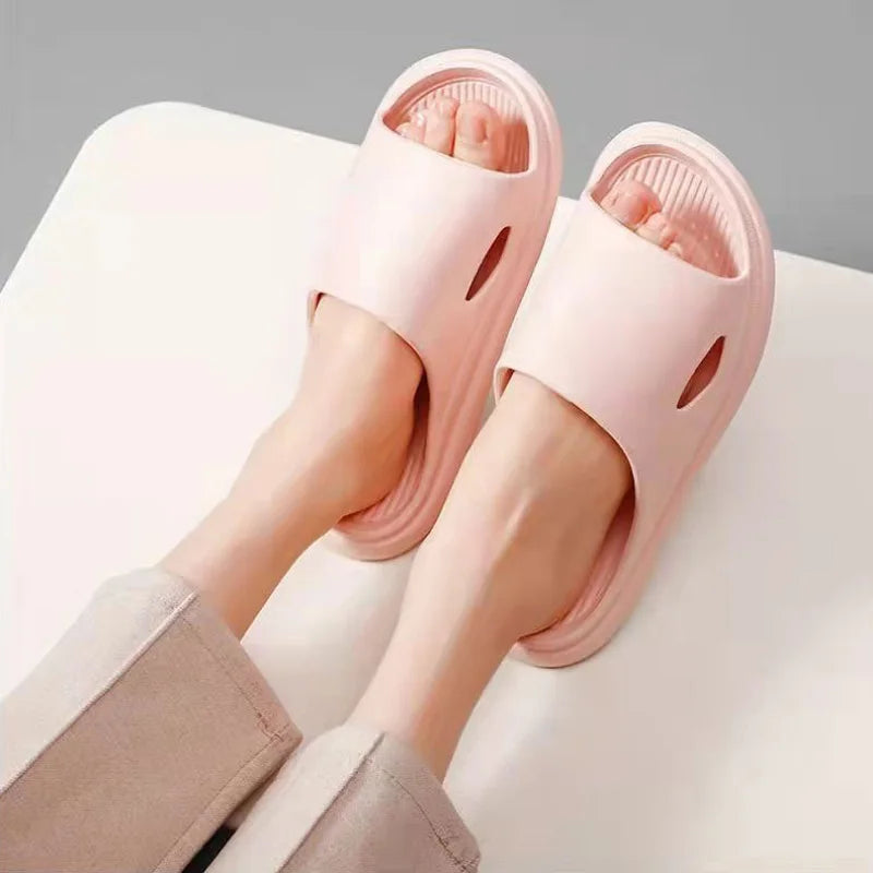 Non Slip Slides Lightweight Open Toe Quick Dry Slippers For Indoor Outdoor Bathroom Beach Summer Indoor Outdoor Eva Slippers