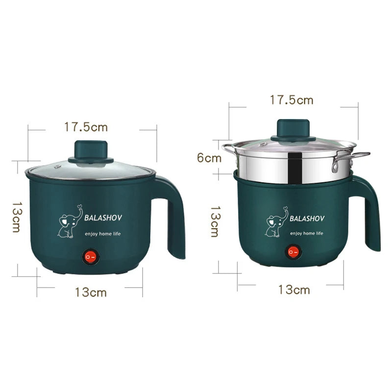 Mini Electric Rice Cooker Non-stick Cooking Machine Single/Double Layer Hot Pot Multifunction Electric Rice Cooker for Home