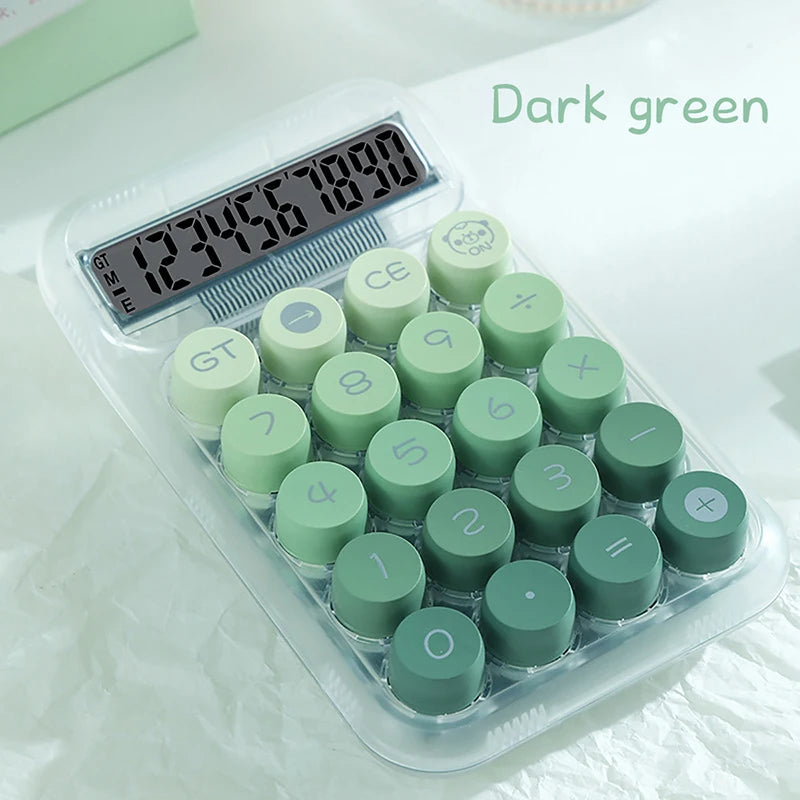 Calculator Office Commercial Transparent Dopamine Gradient Color Computer Cute High Appearance Level Calculator