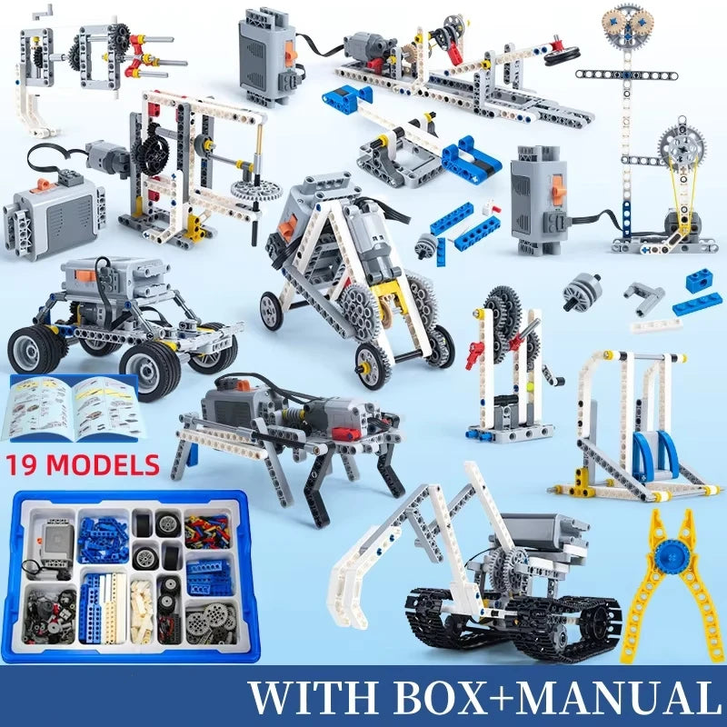 STEM MOC Building Set Technical Creative Assembly Bricks Educational DIY Model Learning Toy Holiday Gift