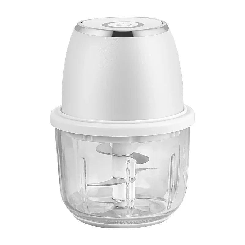 TINSOL 350ML Electric Meat Grinder Food Chopper Garlic Masher USB Multi-Function Vegetable Slicer Blender Kitchen Mixer