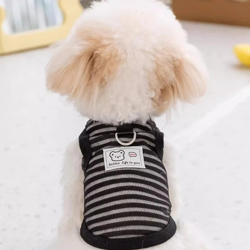 Summer Pet Vest for Small Medium Dog Cooling Clothes Chihuahua French Bulldog Breathable Clothes Puppy Casual Shirt Dog Costume