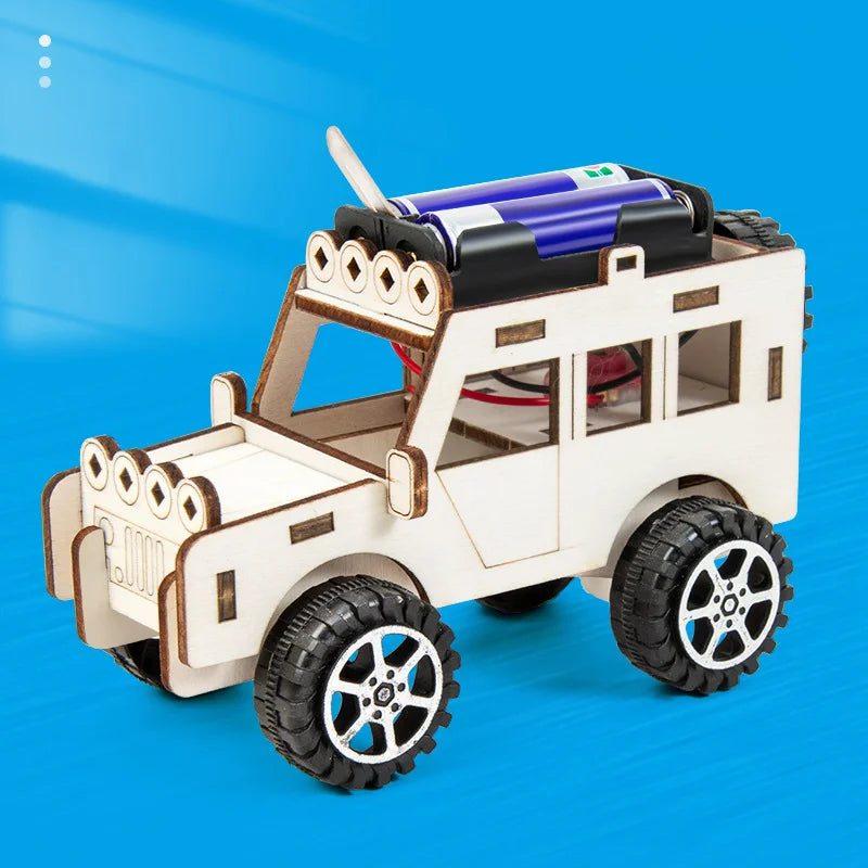DIY Electric Car Model Model STEM Kit Children Technology Science Toys Experimental Tool Kit Learning Education Kid Teaching Aid