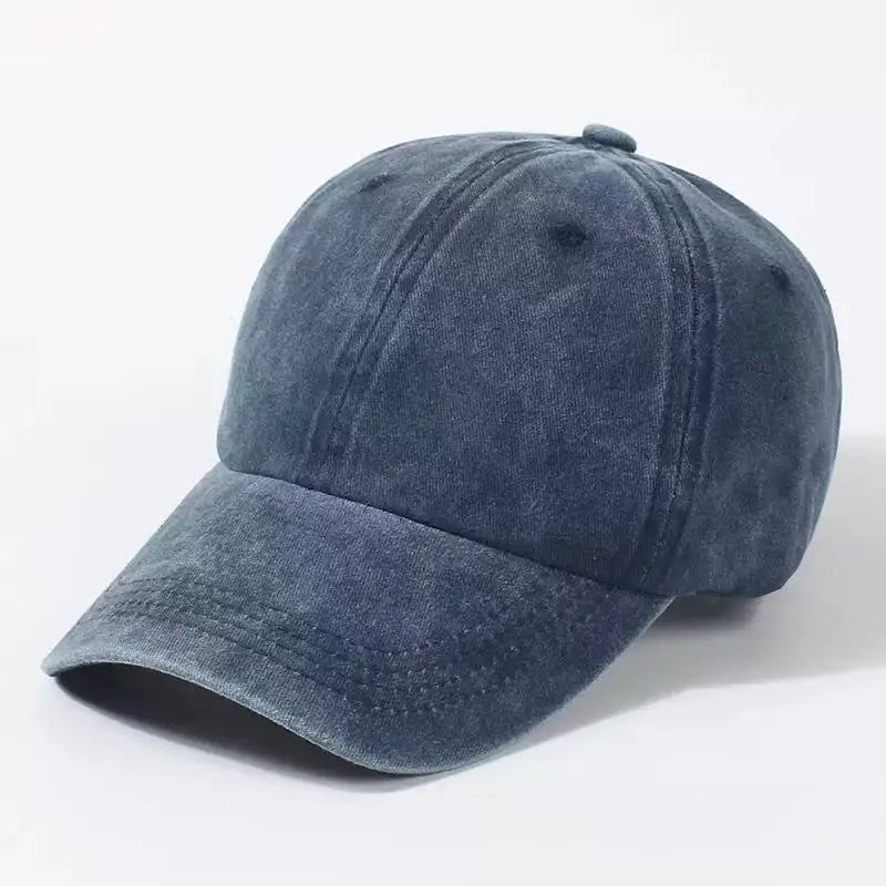 COKK Washed Cotton Adjustable Solid Color Baseball Cap Women Men Unisex Couple Cap Fashion Dad Hat Snapback Cap High Quality
