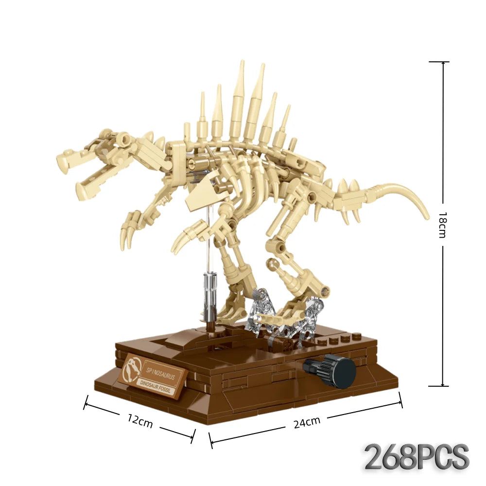 KNEW BUILT Pterosaur Dinosaur Fossil Building Block Toy-Gift for Collector,Educational STEM Toy & Home Decor,Boys' Birthday Gift