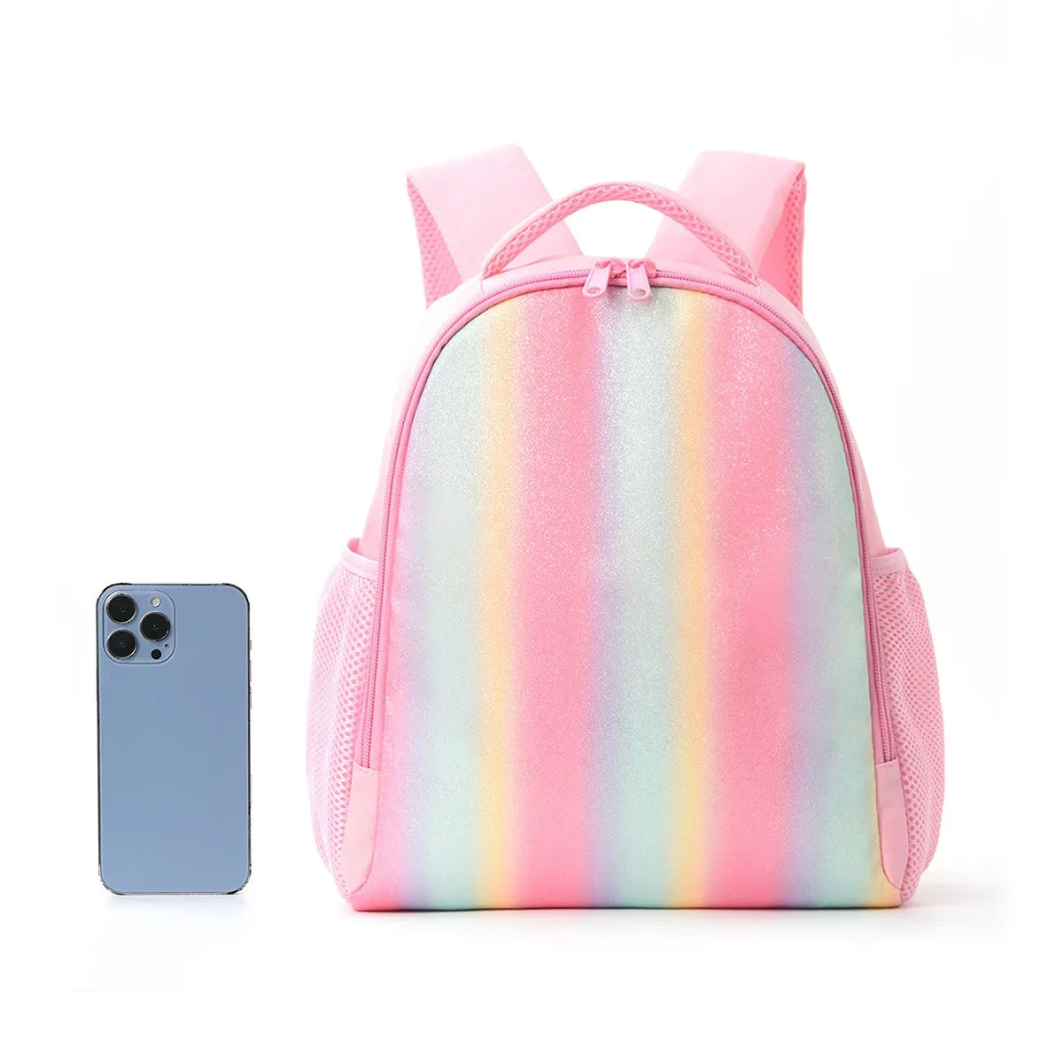 Feihong Cross-border Children's Backpack Primary School Student Rainbow School Bag Children's Backpack Travel Lightweight Casual