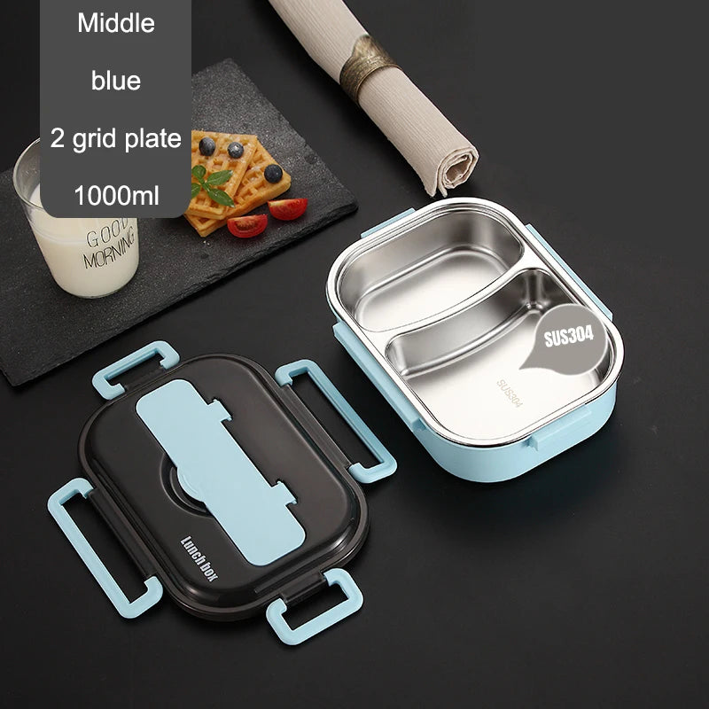Heated Lunch Box for Kids Heated Bento Stainless Steel Lunch Box Thermos Container for Food Container Heated Bento Box Lunchbox