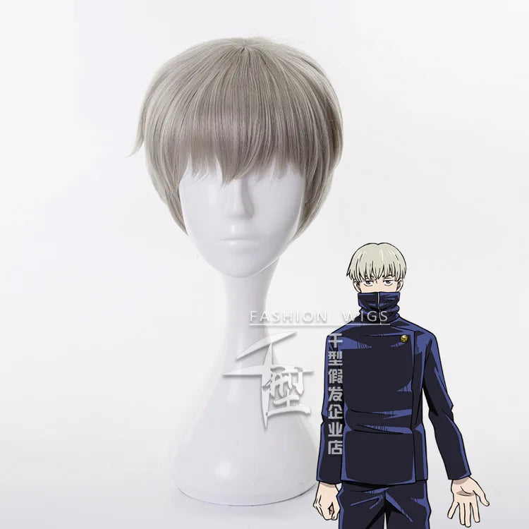 Inumaki Toge Cosplay Costume Wig Unisex Halloween Party Anime Uniforms Comic Con Role Play Outfits