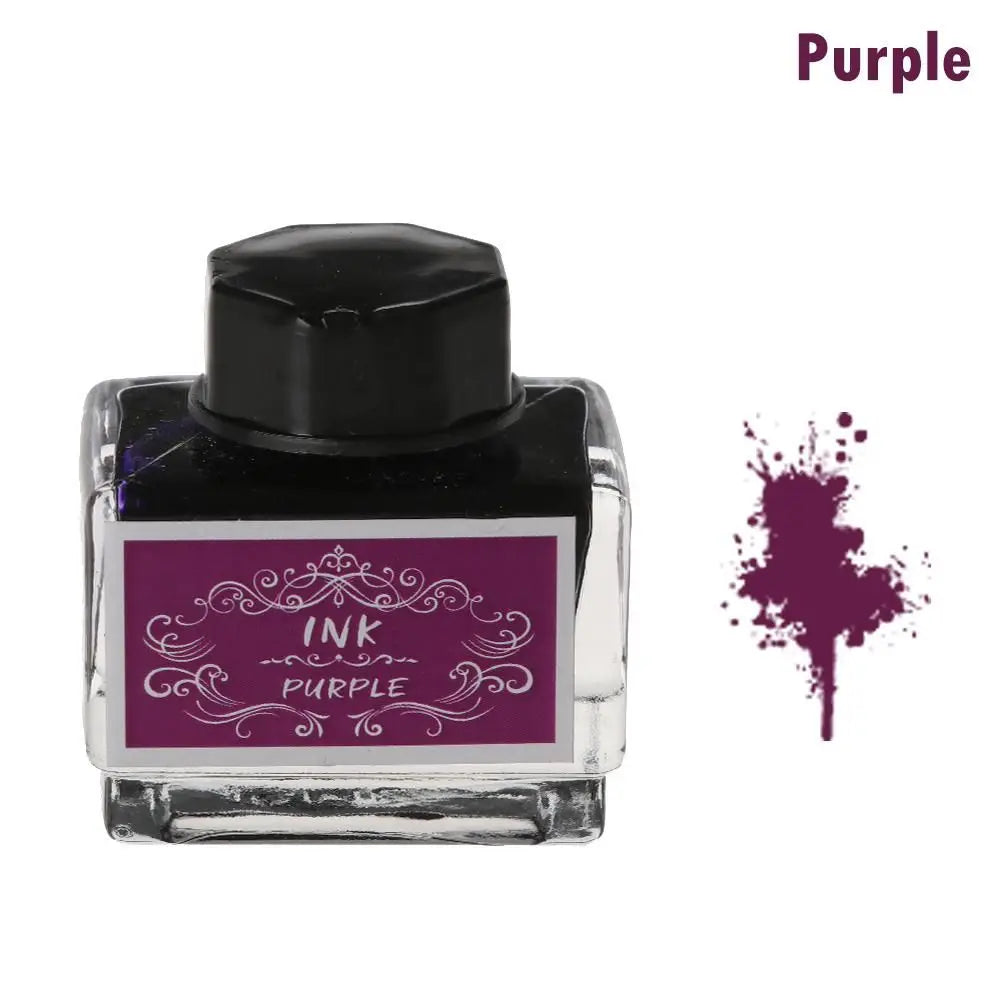 Carbon-free Ink For Fountain Pen 15ml Non-carbon Ink Fountain Pens Stationery Pen Ink Bottle Printer Chemical Ink