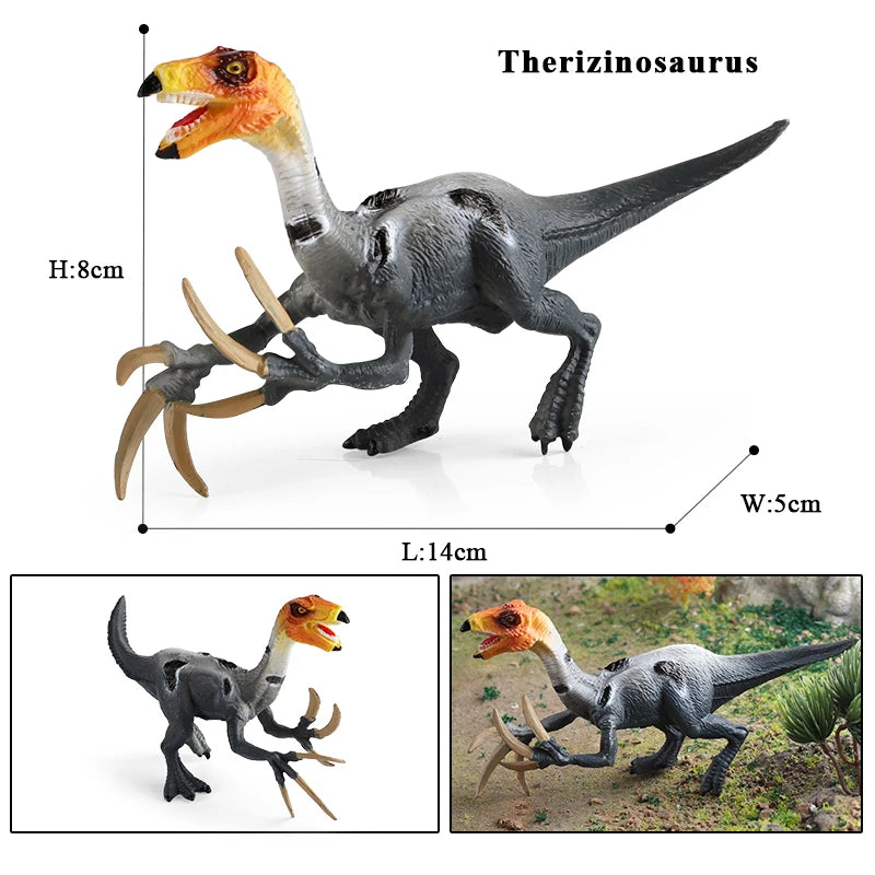 Oenux Jurassic Dinosaur Figurines T-Rex Velociraptor Spinosaurus Dilophosaurus Animal Model Action Figures Collection Kid Toy