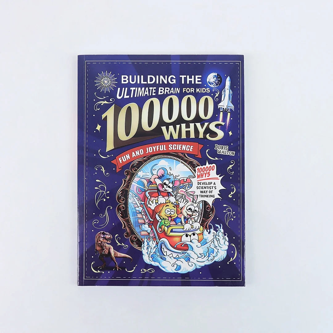 100000 Whys: Building the Ultimate Brain for Kids English Version Fun Science Cartoon Book Children's Early Education STEM Learn