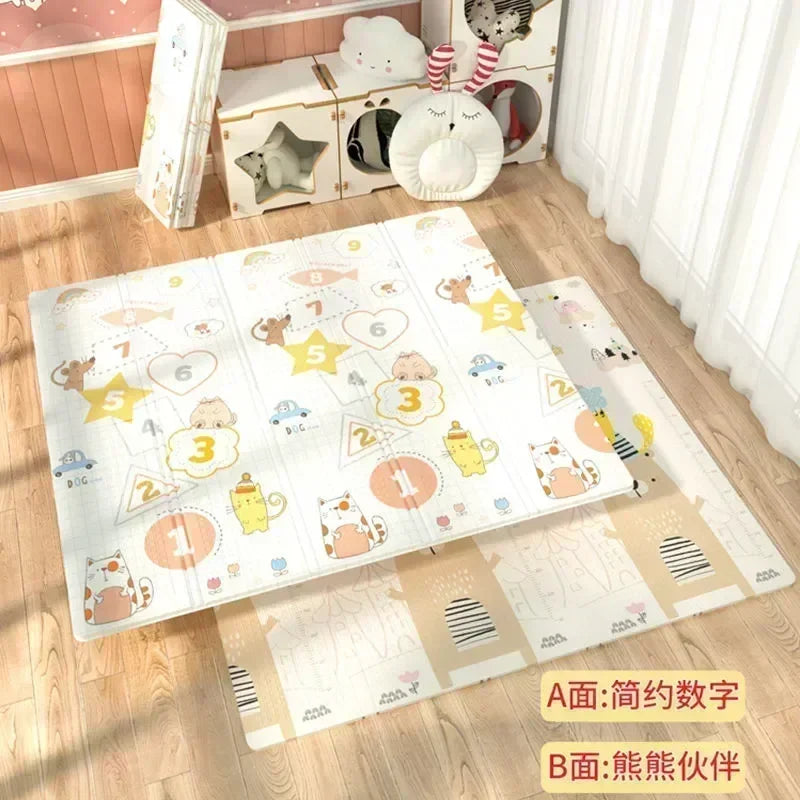 Baby Play Mats Activities Mats For Baby Game Mats Waterproof Children's Rug Kids Crawling Play Floor Carpets משטח פעילות לתינוק