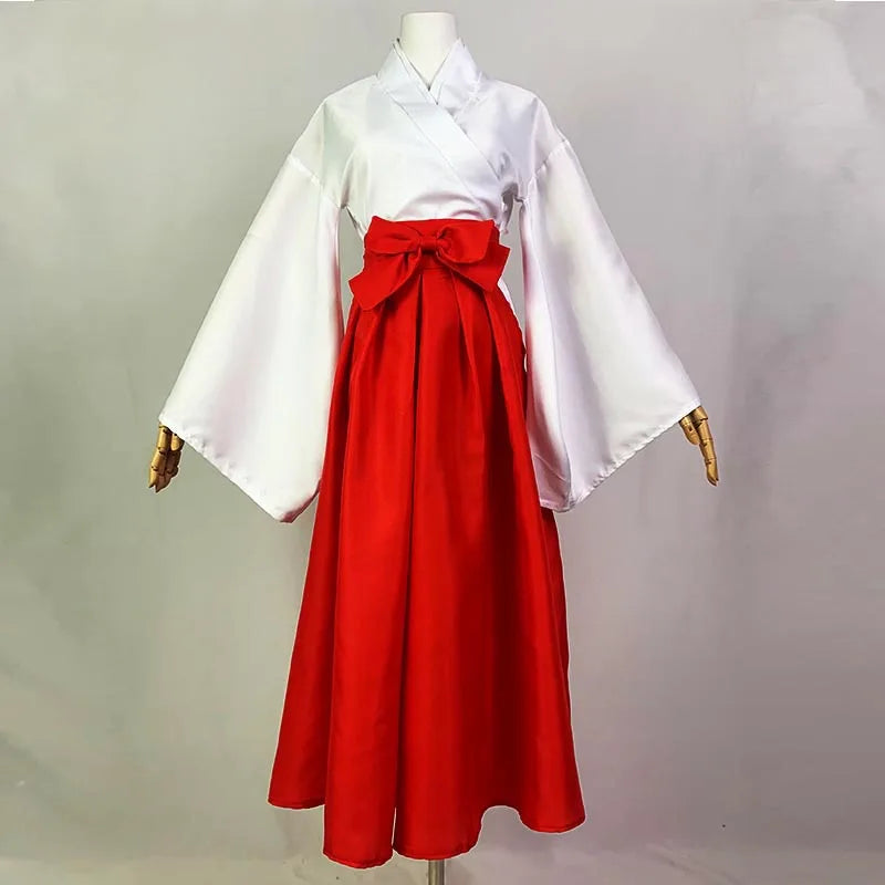 Iori Utahime Cosplay Costume Girls Kimono Suits Woman Tops Dress Halloween Party Iori Utahime Outfits Headwear for Comic Con