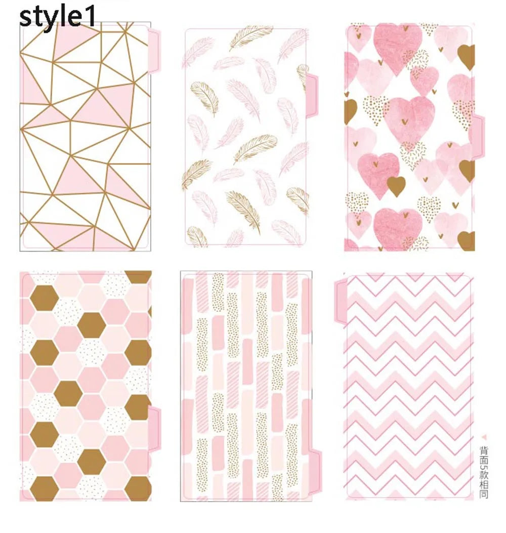 2026Colored A5 A6 Loose Leaf Notebook Refill Spiral Binder Inner Page Weekly Monthly To Do Line Dot Grid Inside Paper Stationery