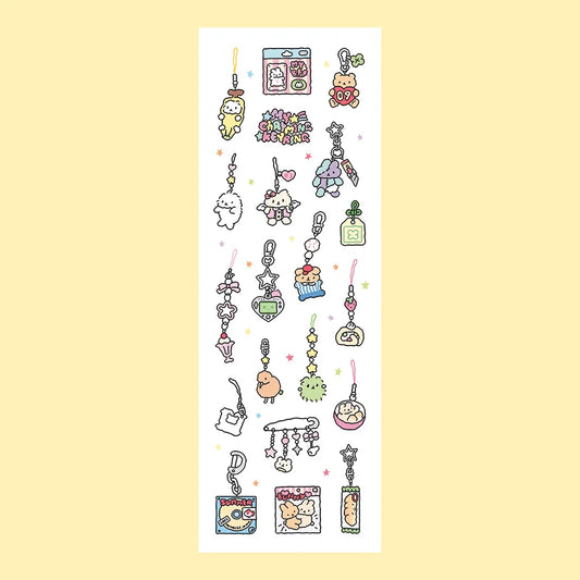 Cartoon Stickers Korean Cute Graffiti Style Rabbit Stickers Kawaii Cartoon Animal Stickers Hand Account Diary Scrapbook Stickers