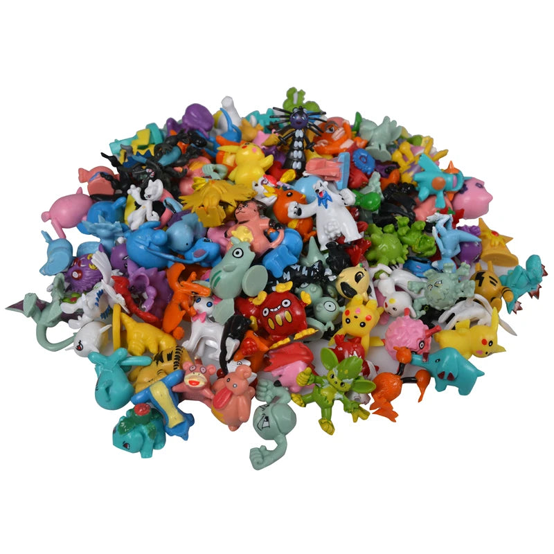 144 Style Pokemon Figure Toys Anime Pikachu Action Figure Model Ornamental Decoration Collect Toys For Christmas Gift