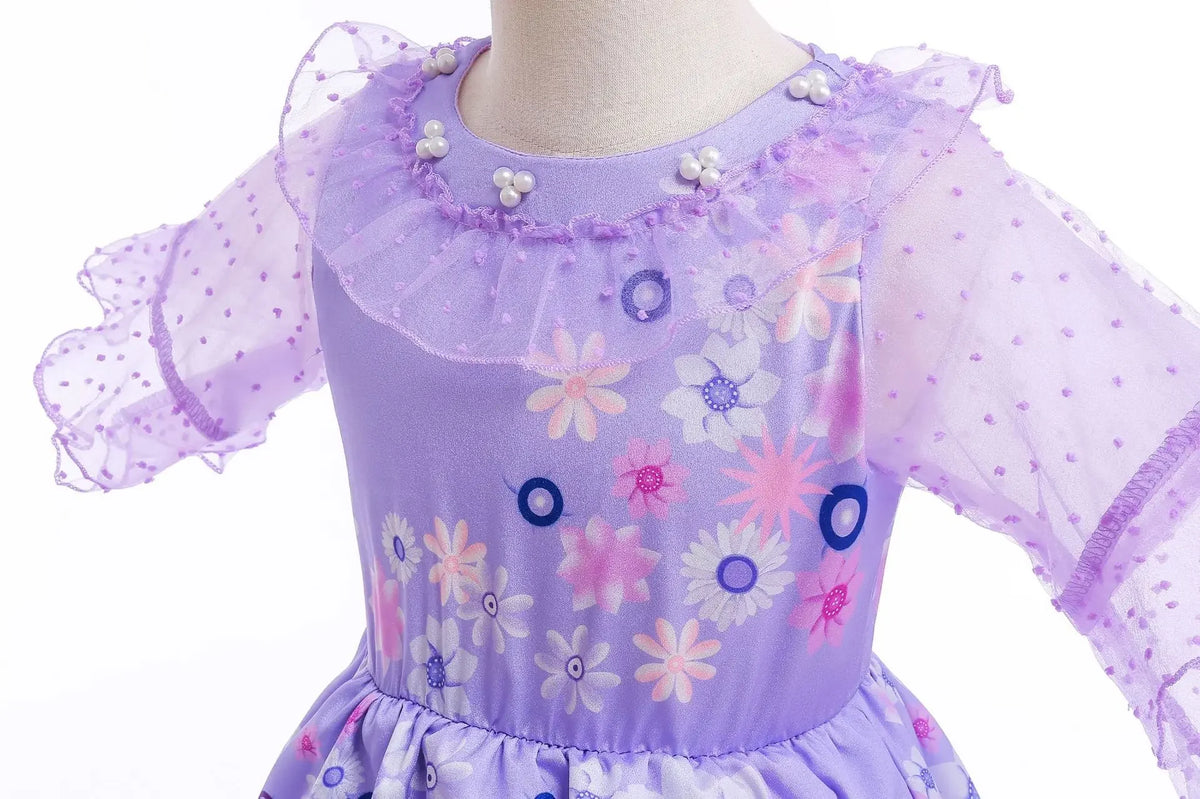 Isabella Charm Dress Girl Princess Dress Fantasy Party Kid Clothes Halloween Christmas Birthday Party Outfits