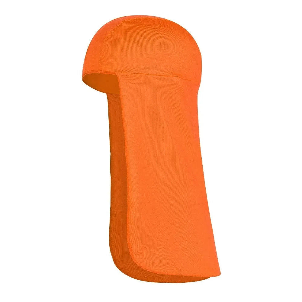 Elastic Sun Shade Hat Cooling Cap Neck Protector Sports Long Tail Riding Hiking Cap Hard Hat Lining