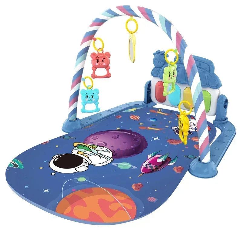 Baby Music Rack Play Mat Baby Rug Early Educational Toy Kids Piano Keyboard Carpet Gym Crawling Activity for Infant Gift