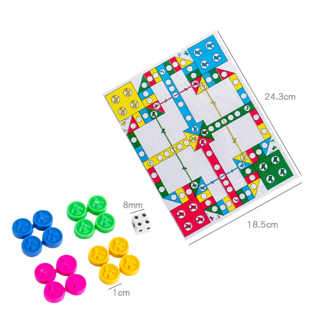 15 Pcs Mini Board Game Flight Chess Toys Kids Birthday Party Favor Giveaway Christmas Easter Carnival Party Gifts Bags Pinata